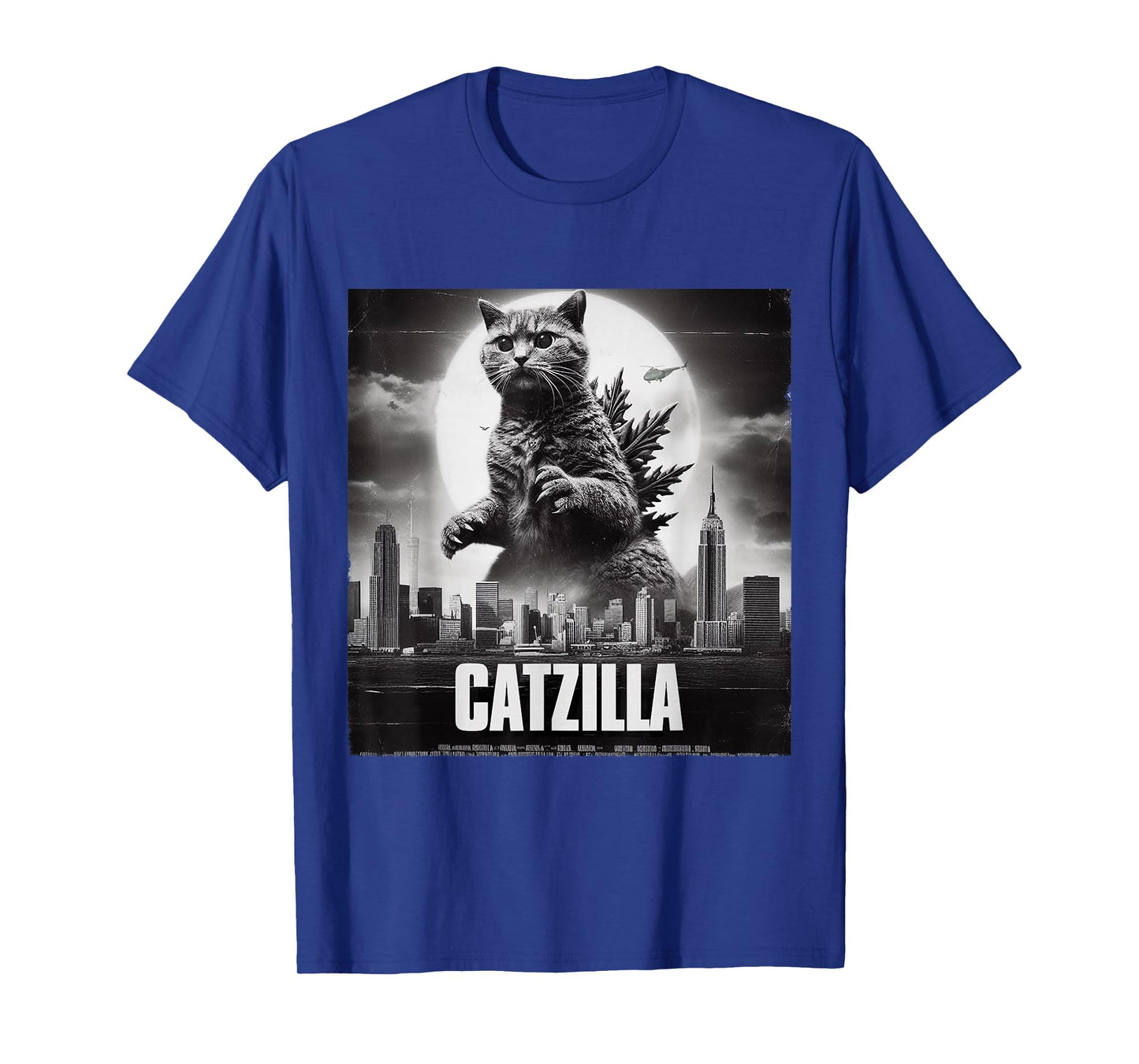 Catzilla Cat Japanese Art Funny T-Shirt