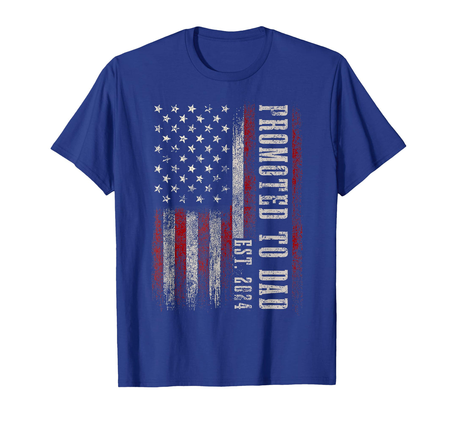 Promoted to Dad Est 2024 New Daddy Expect Baby Father's Day T-Shirt