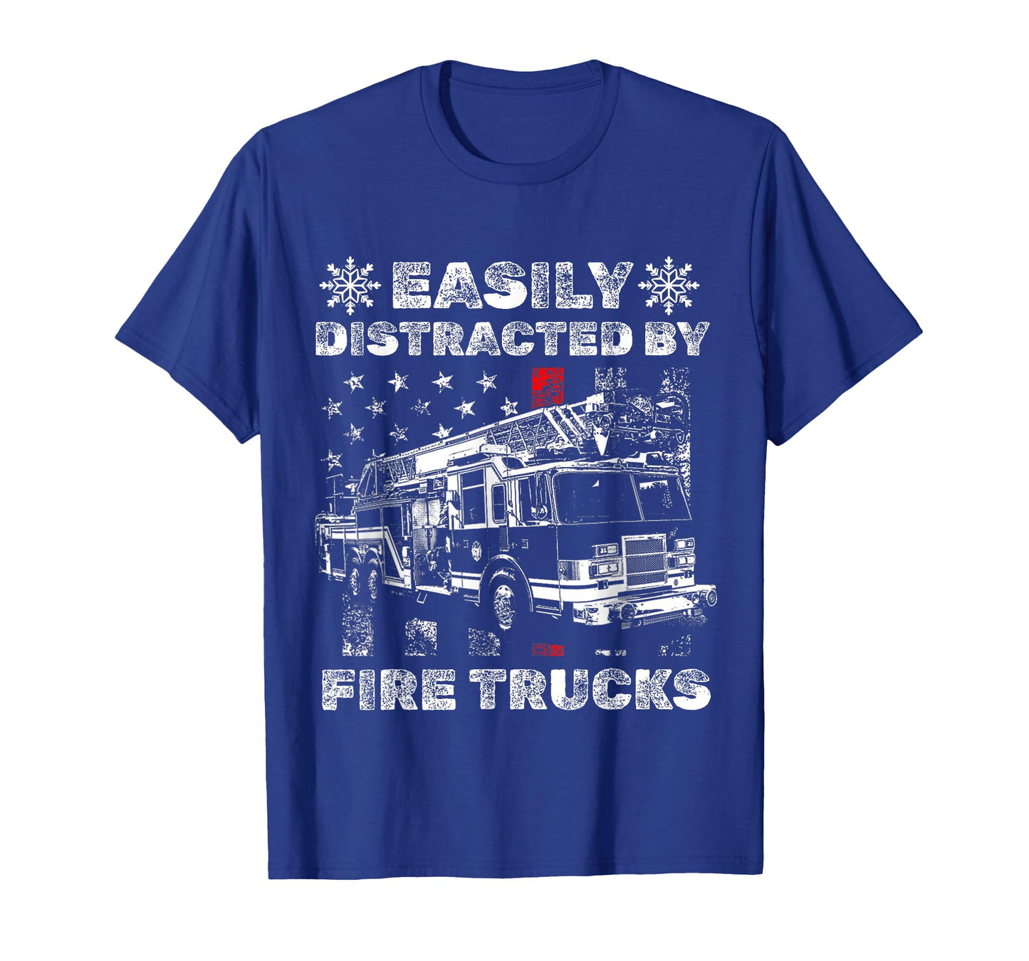 Funny Firefighter Art for Men Women Kids Fire Truck Fireman T-Shirt