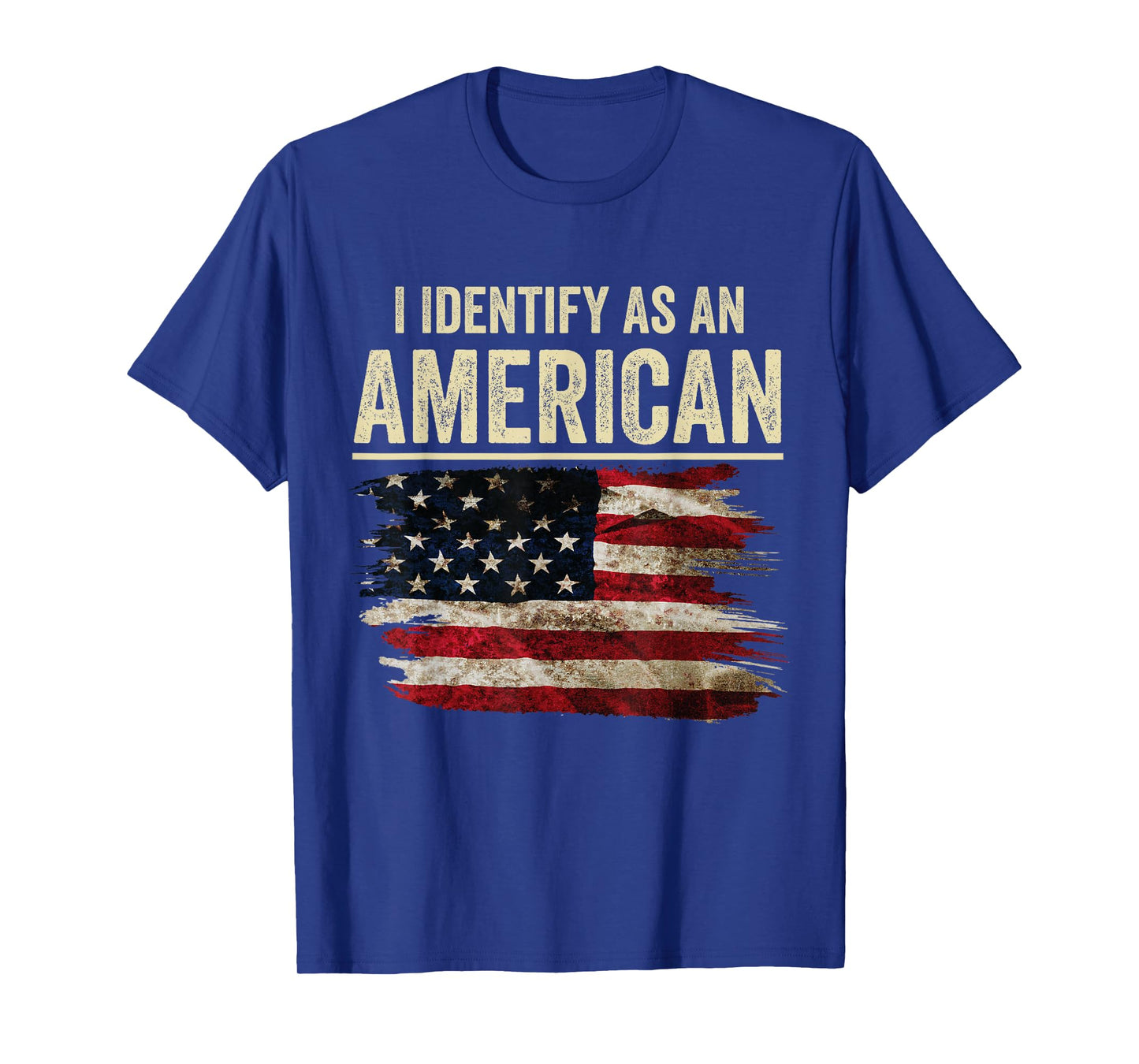 i Identify As an American Flag 4th July Independence Day T-Shirt
