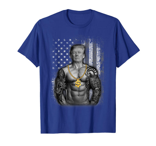 Patriotic Gangster Anti Liberal Shirt Pro Trump Republican T-Shirt