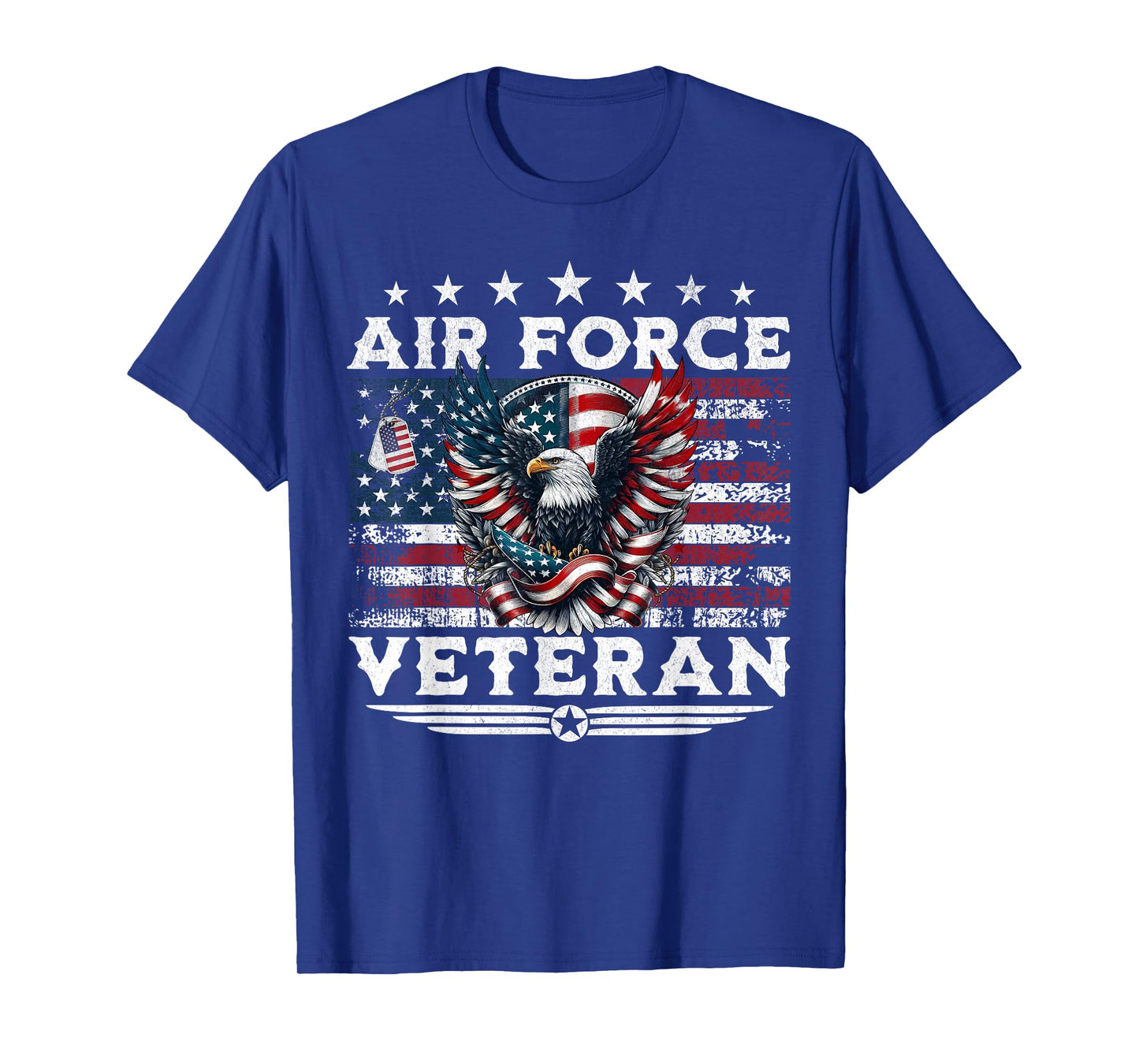 Veteran US Air Force American USA Flag Patriotic Veterans T-Shirt