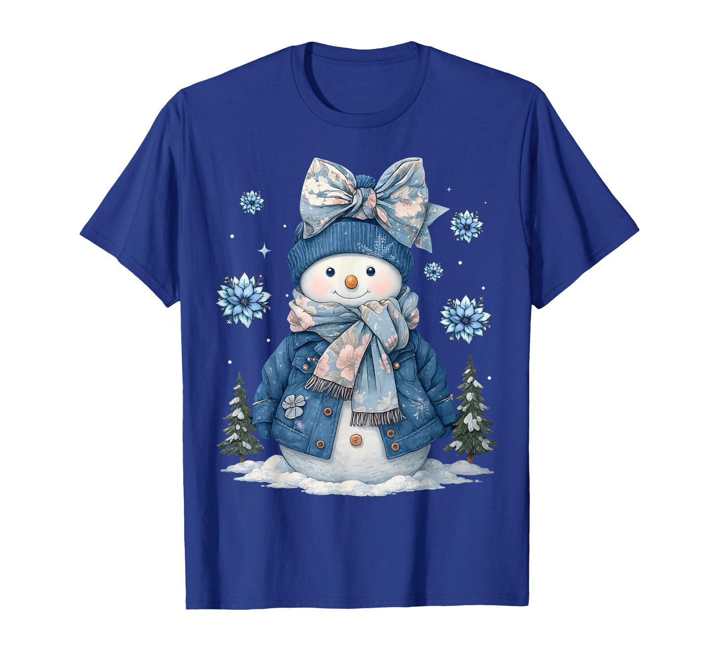 Snowman for Women Men Kids Grandkids Christmas T-Shirt