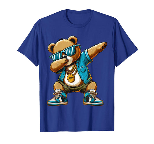 Dabbing Bear Funny Bear Dab Dance Boys Girls Kids T-Shirt
