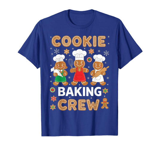 Cookie Baking Crew Christmas Gingerbread Family Matching T-S T-Shirt