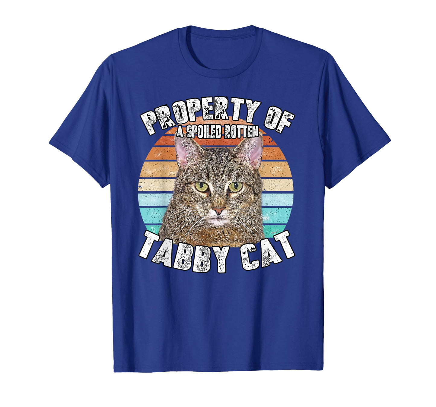 Cat Tabby Lover Vintage Eighties Style Cat Retro Gift T-Shirt for Men Women Girls Kids
