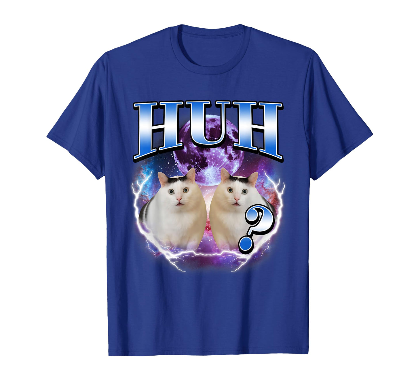 Huh Cat Chonky Funny Meme Graphic for Cat Lovers T-Shirt