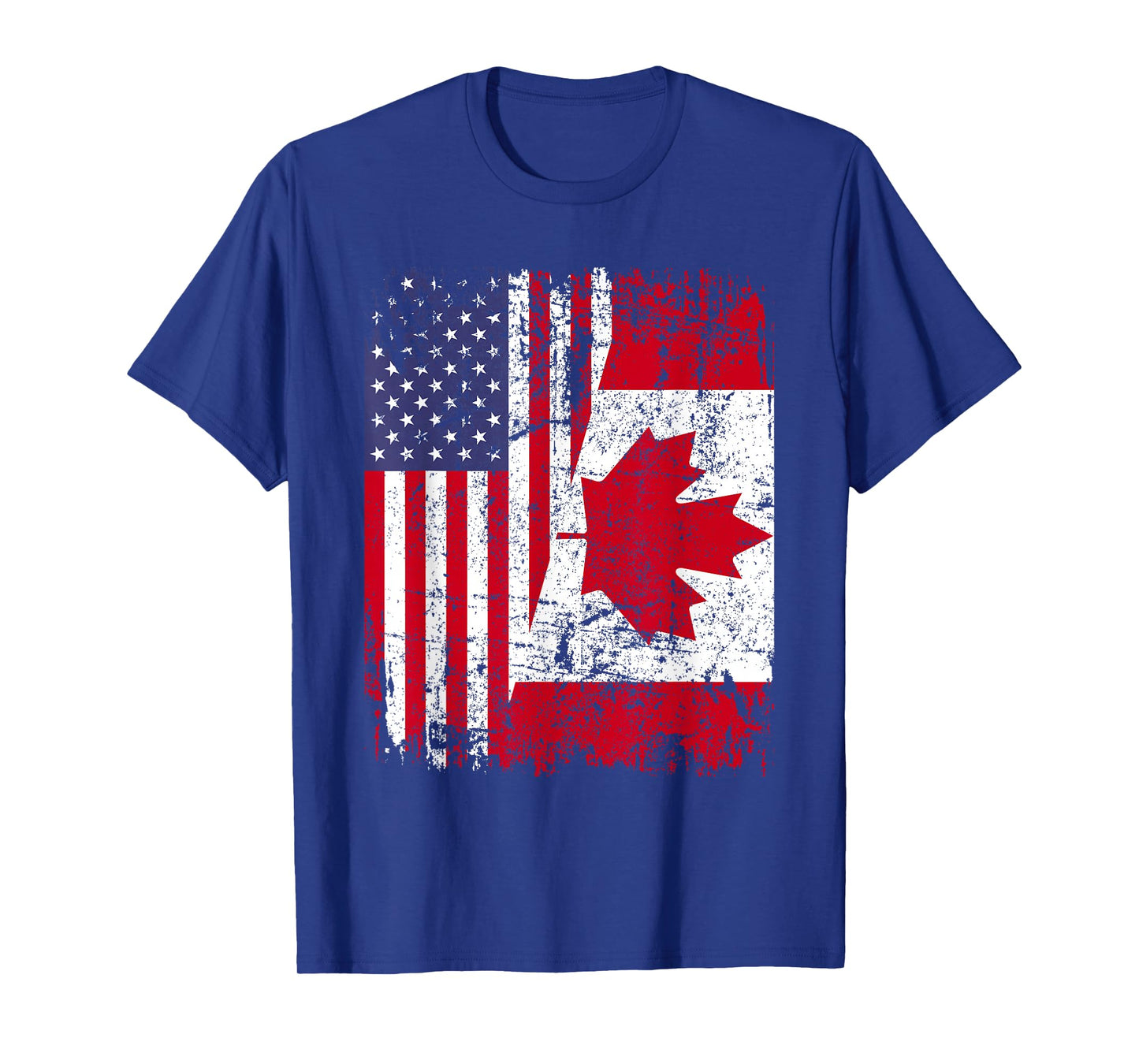 Canadian Roots | Half American Flag | Canada T-Shirt