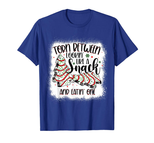 Christmas Tree Cake Torn Between Lookin Like a Snack Debbie T-Shirt