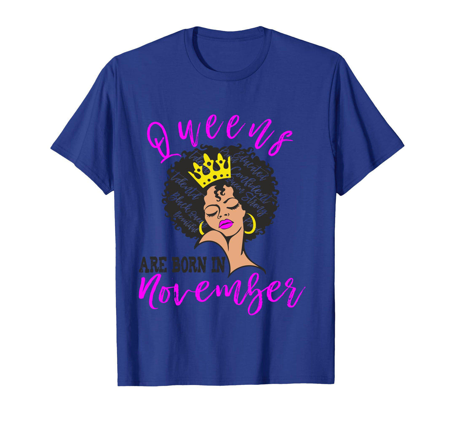Queens Are Born In November Long Sleeve T-Shirt