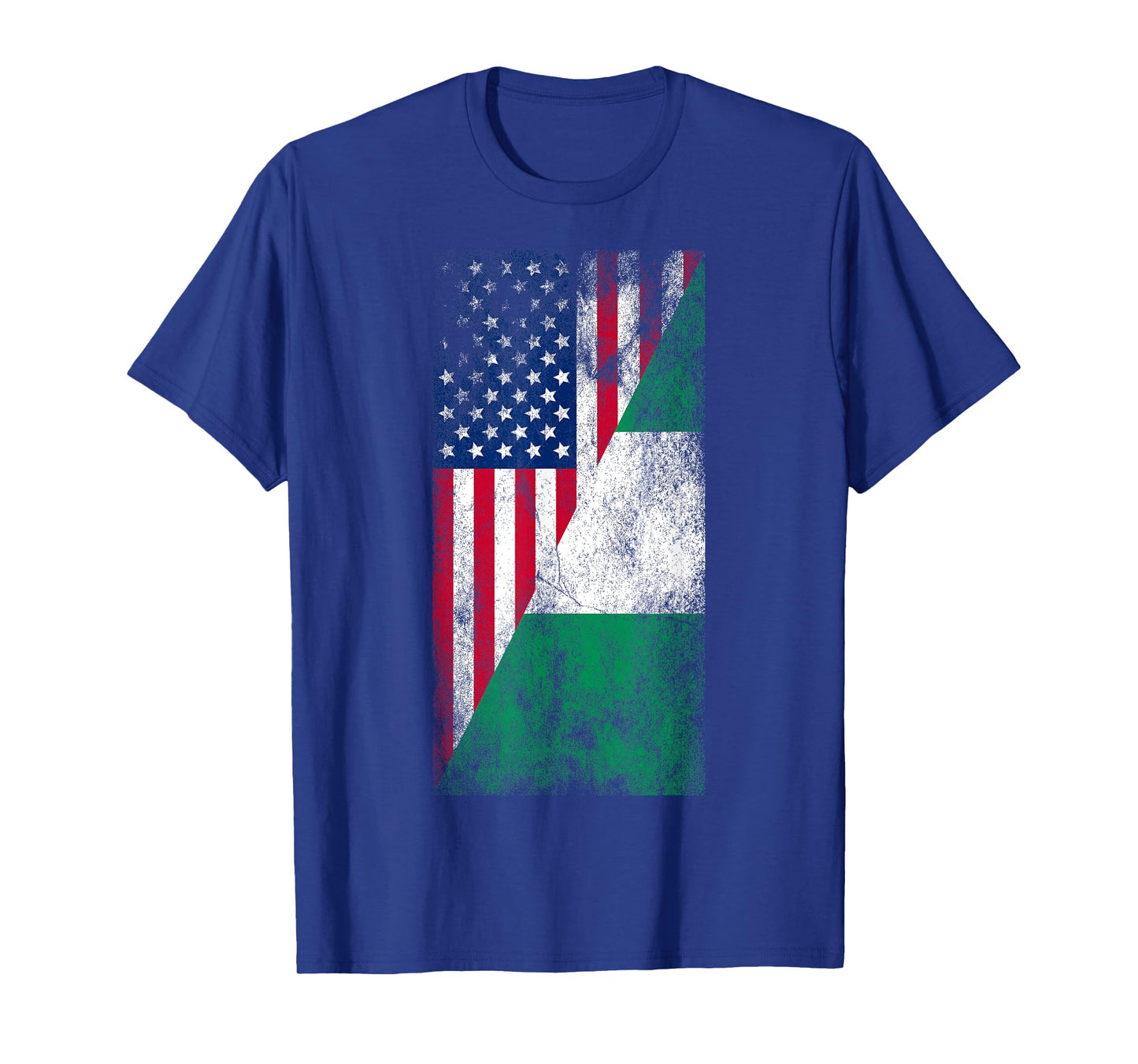 USA & Nigeria Flags - United States of America, Nigerian T-Shirt