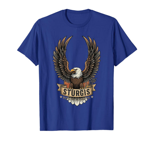 Sturgis, South Dakota, U.S.A. Eagle Art ON Front T-Shirt