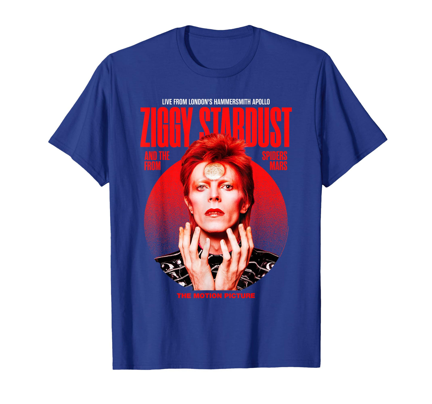 David Bowie Ziggy Stardust Motion Picture Color Sukita Photo T-Shirt