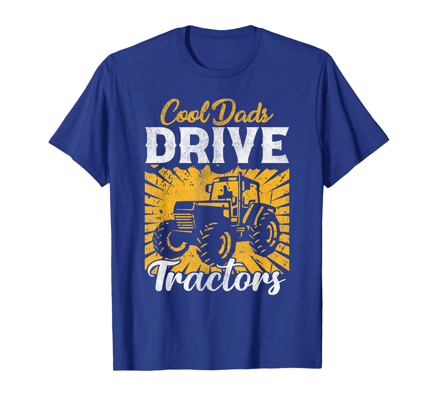 Cool Dads Drive Tractors Farmer Dad Funny Dad Farming T-Shirt, Small, Black