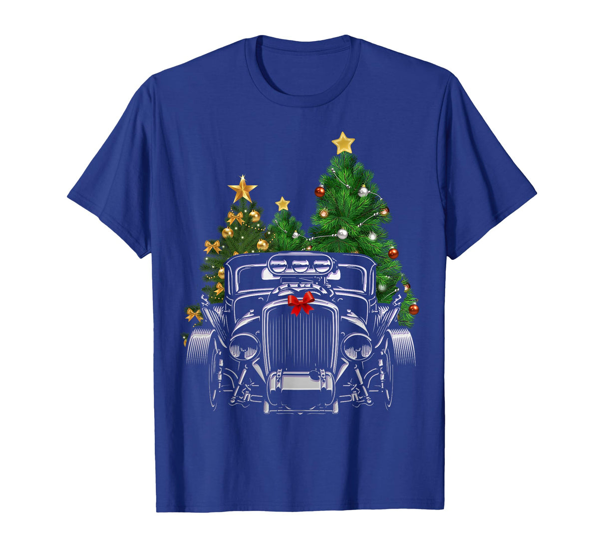 Hot Rod Ugly Christmas Classic Car Lover Vintage Car Garage T-Shirt