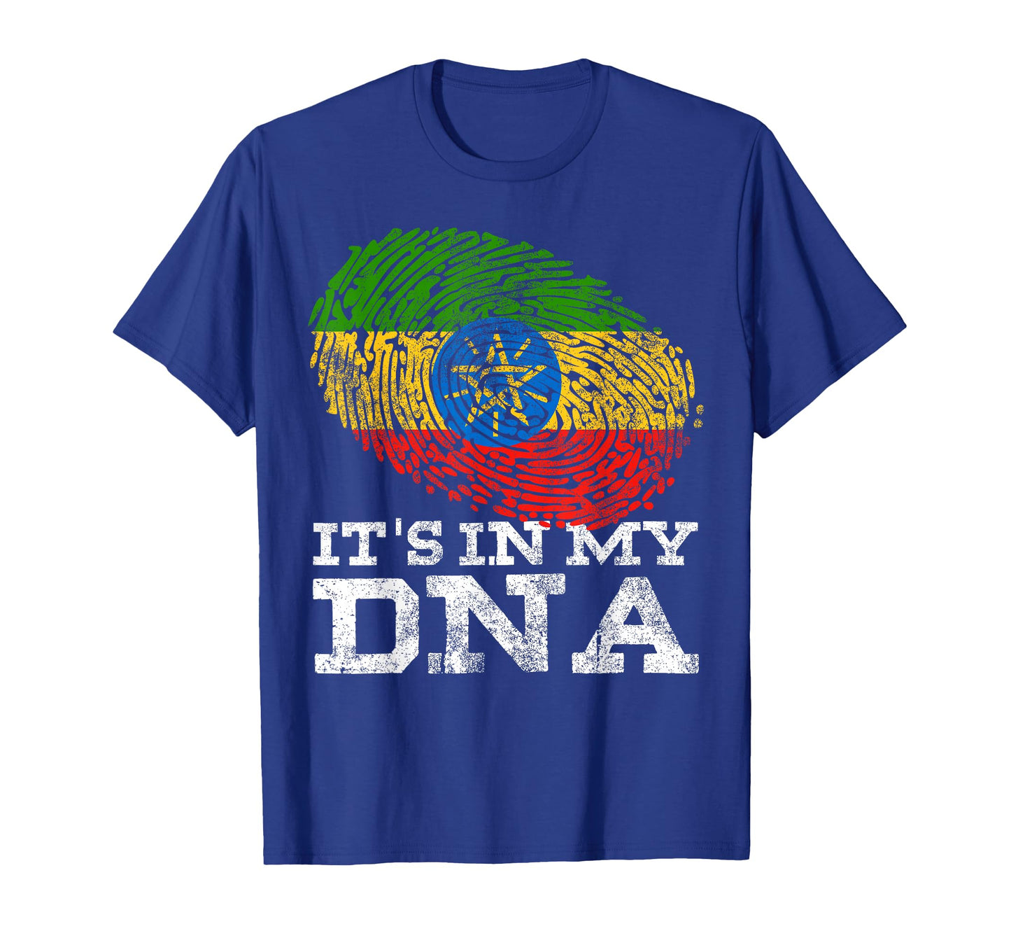 It's in My DNA Ethiopian Gifts Horn of Africa Ethiopia Flag T-Shirt
