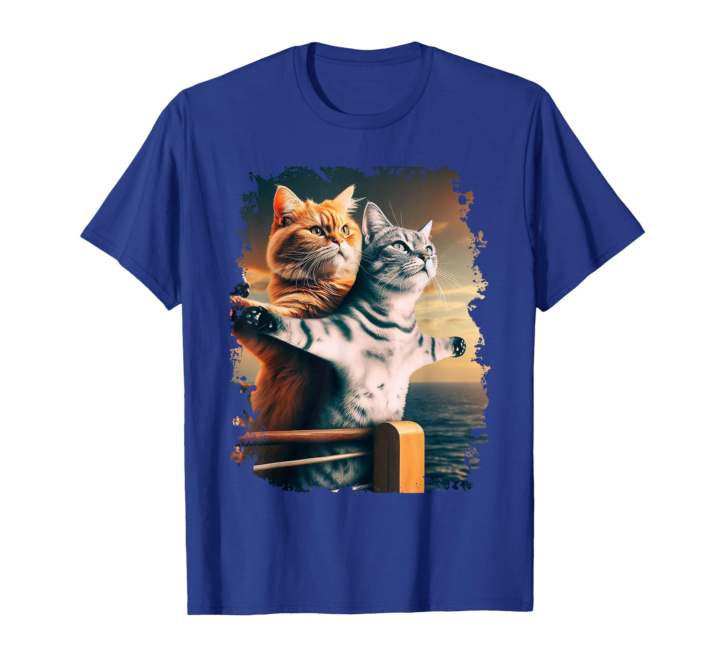 Titanic Meme Shirt for Kids Girls Funny Tee Cat Titanic T-Shirt