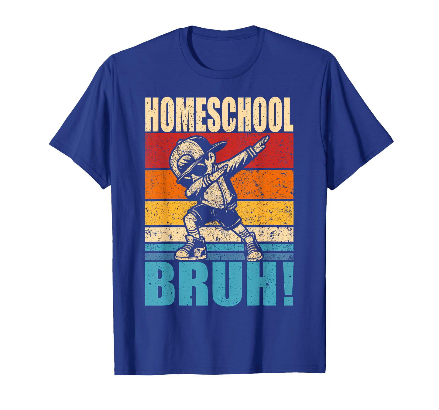 Homeschool Bruh Dabbing Boy Homeschool Squad Boy Student T-Shirt