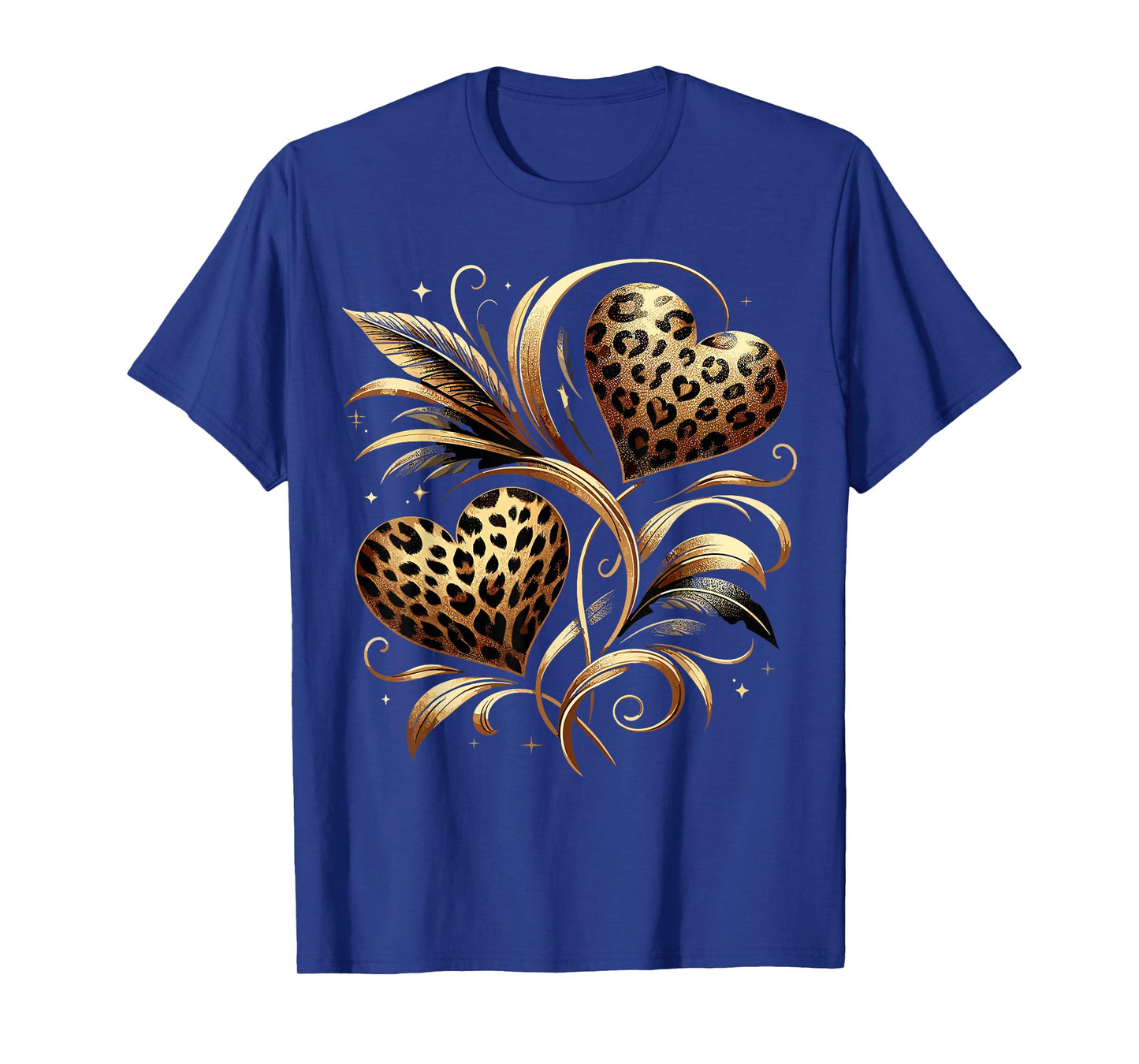 Cheetah Print Heart T-Shirt