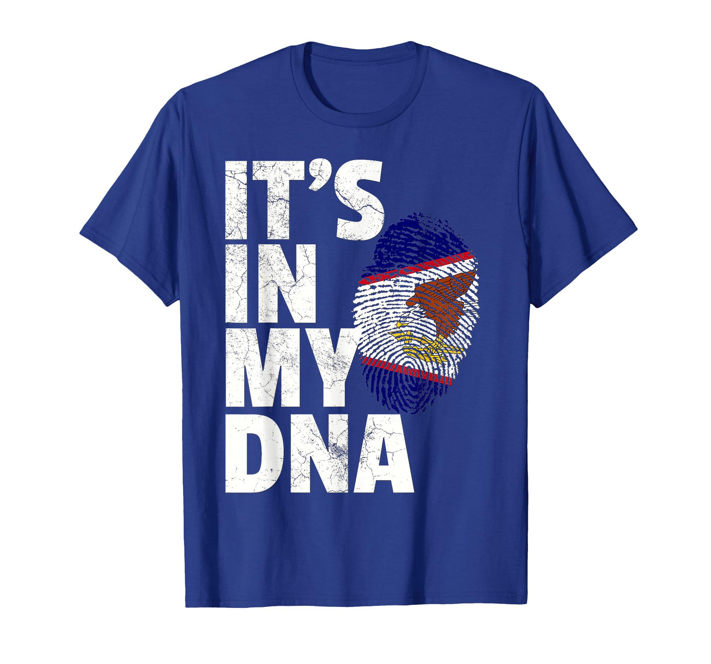 It's in My DNA American Samoa Flag Samoan Pride Roots Gift T-Shirt