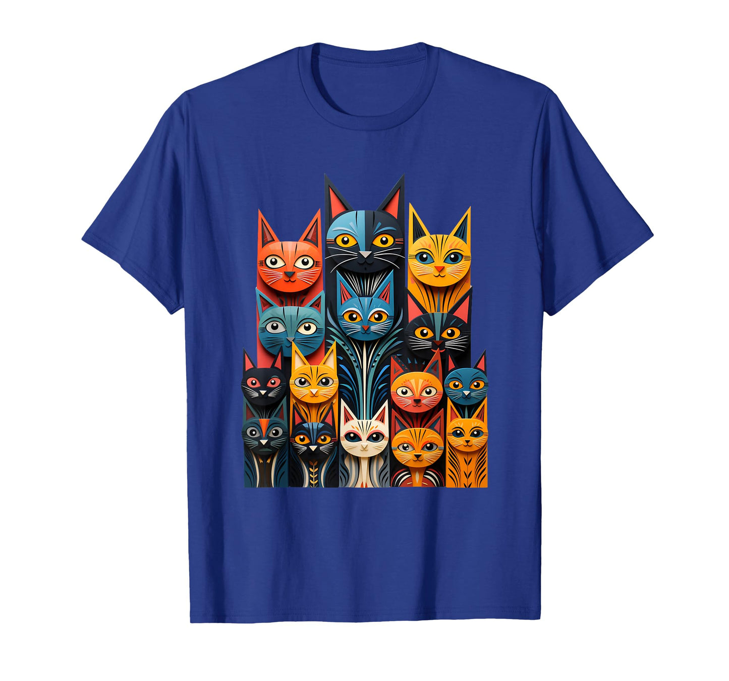 Stylized Vintage Kitten Art Lover Classic Cute Cat T-Shirt