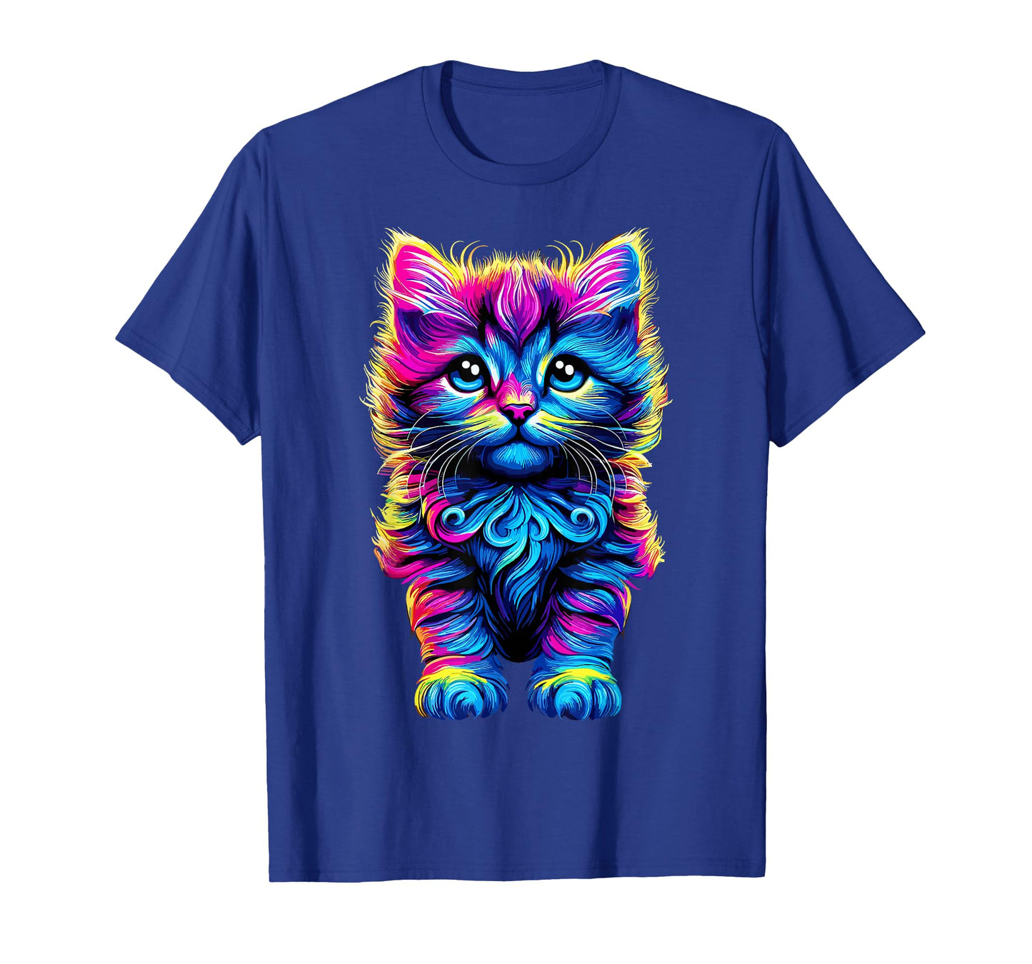 Colorful Cat Cute Kitten Lover T-Shirt