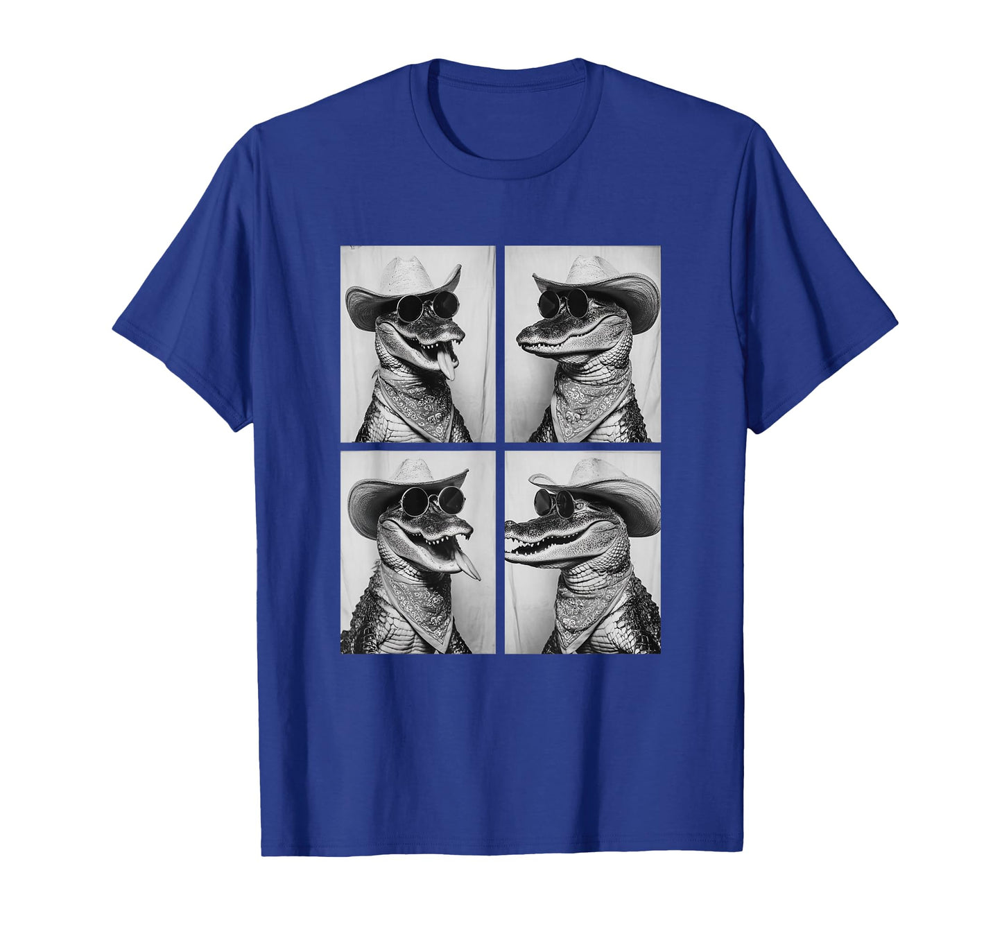 Cowboy Crocodiles with Sunglasses Animal Photo Booth Western T-Shirt