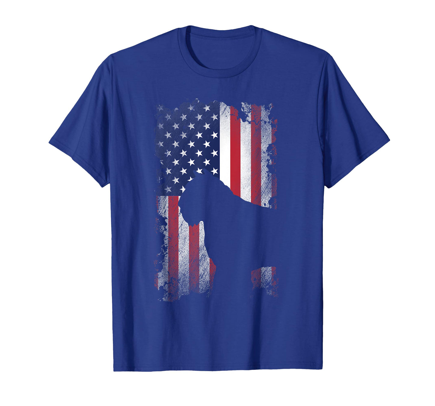 Patriotic Bouvier Des Flandres American Flag Cool Dog Lover T-Shirt for Women Kids Men