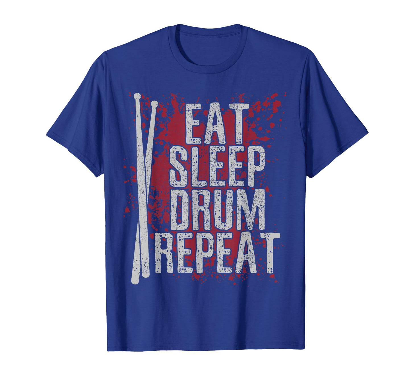 Drummer Eat Sleep Drum Repeat Drum Kit Musician Gift T-Shirt