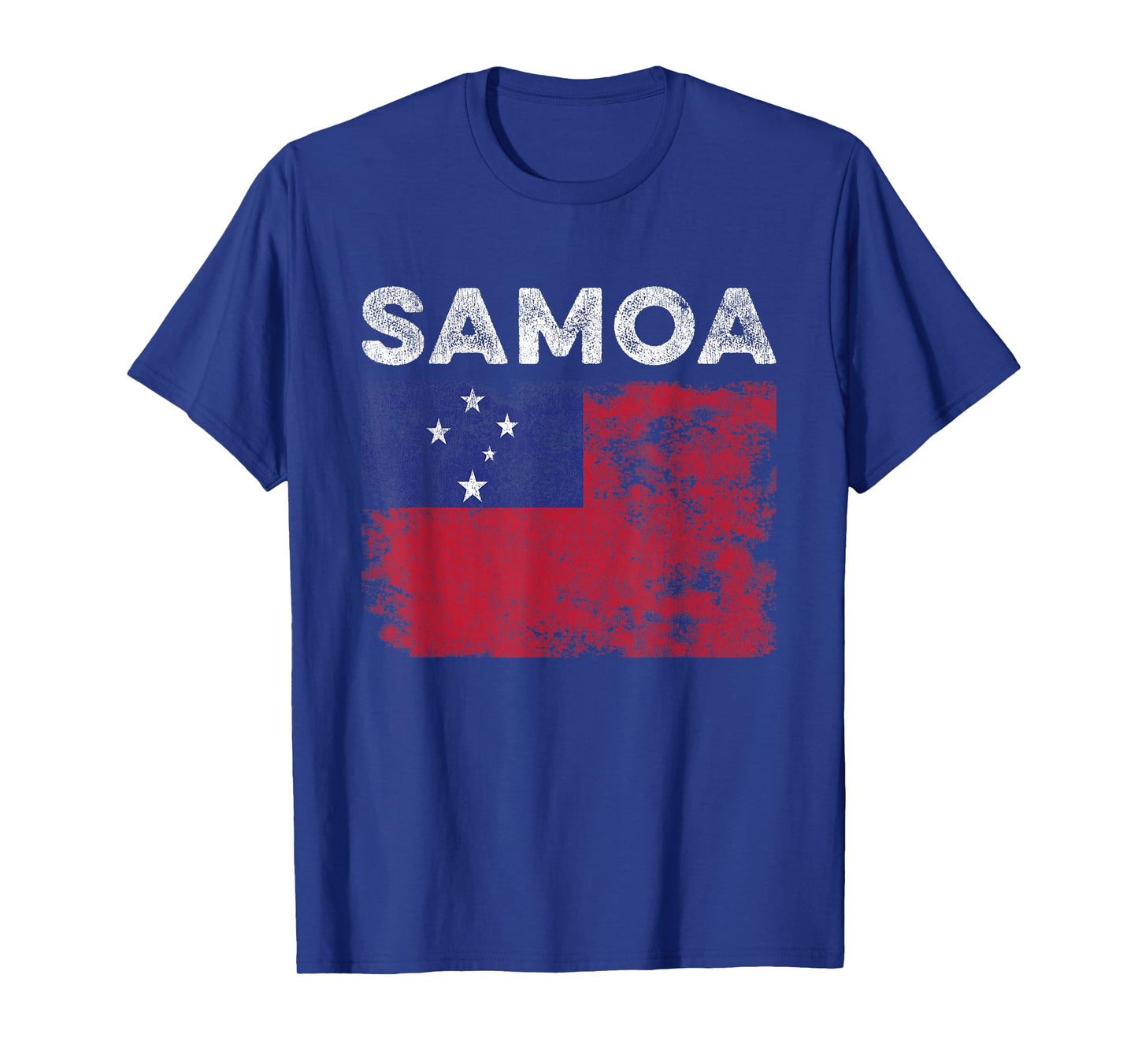 Samoa Flag Distressed - Men Women Kids - Samoan Flag T-Shirt