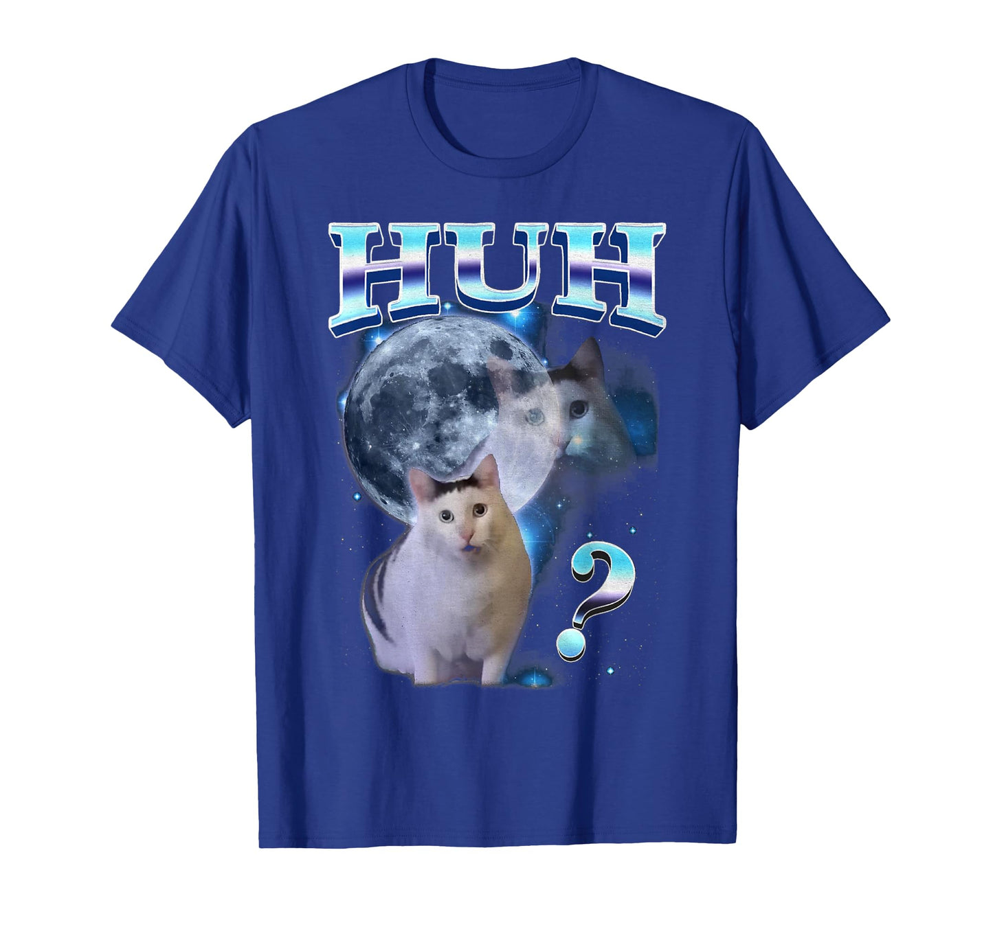 Huh Funny Dank Cat Meme Goofy Ahh Cats T-Shirt