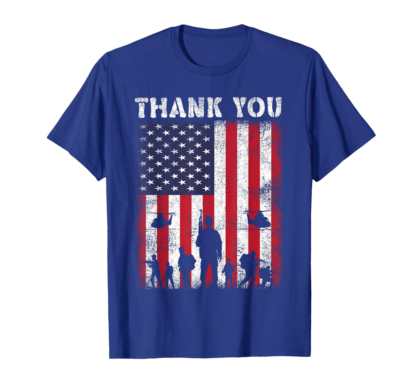 Veterans Day, Thank You Veterans USA Flag Patriotic T-Shirt