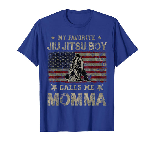 My Favorite Jiu Jitsu Boy Calls Me Momma Mother's Day T-Shirt