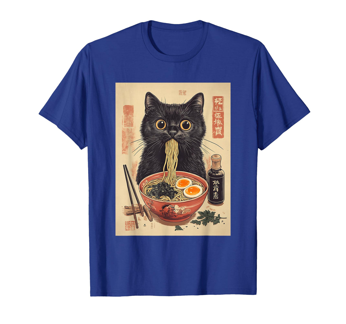 Kawaii Noodle Soup Anime Japanese Ramen Cat Girl T-Shirt