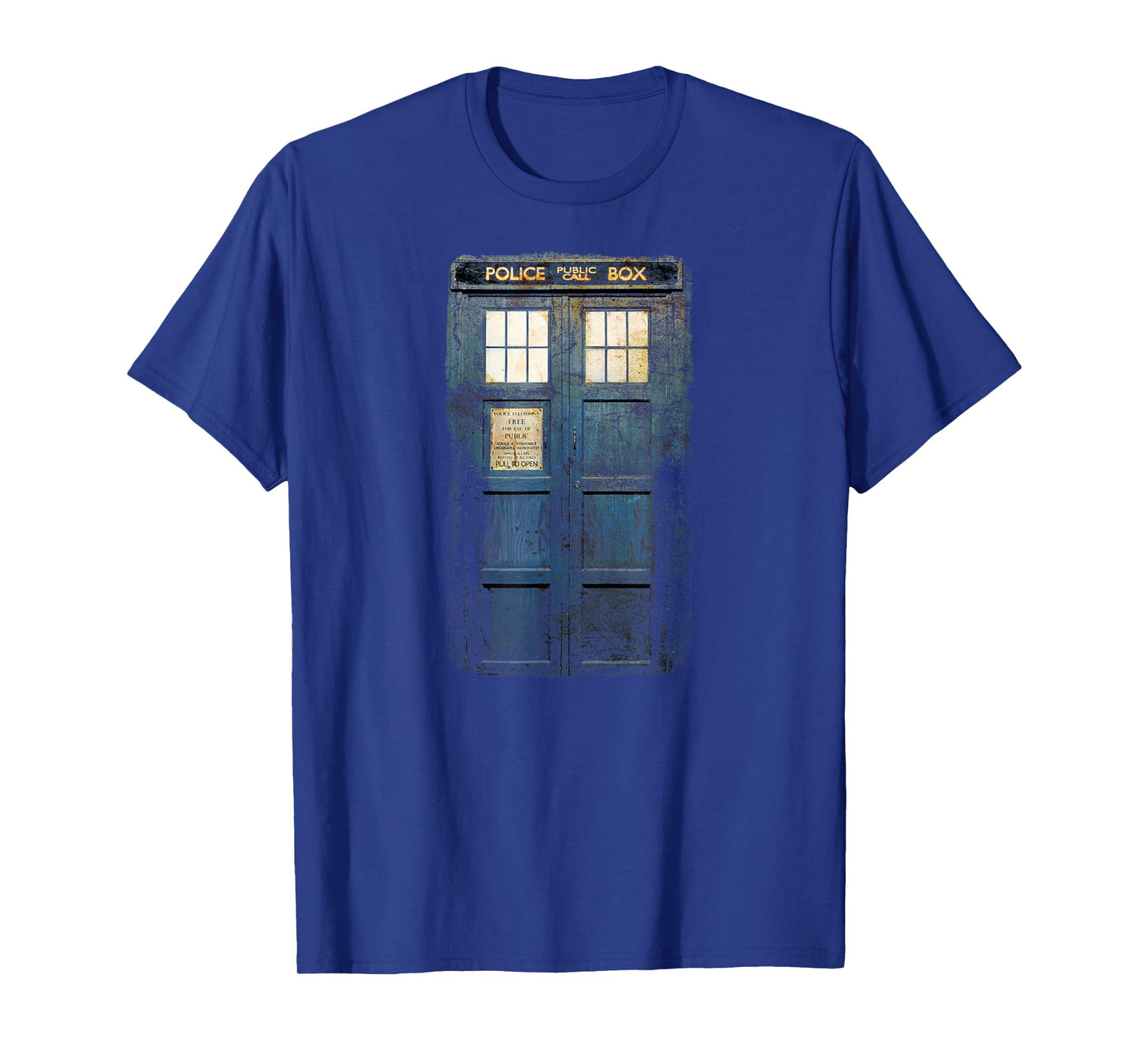 Cosplay Tardis Distressed Time-Traveller Sci-Fan T-Shirt
