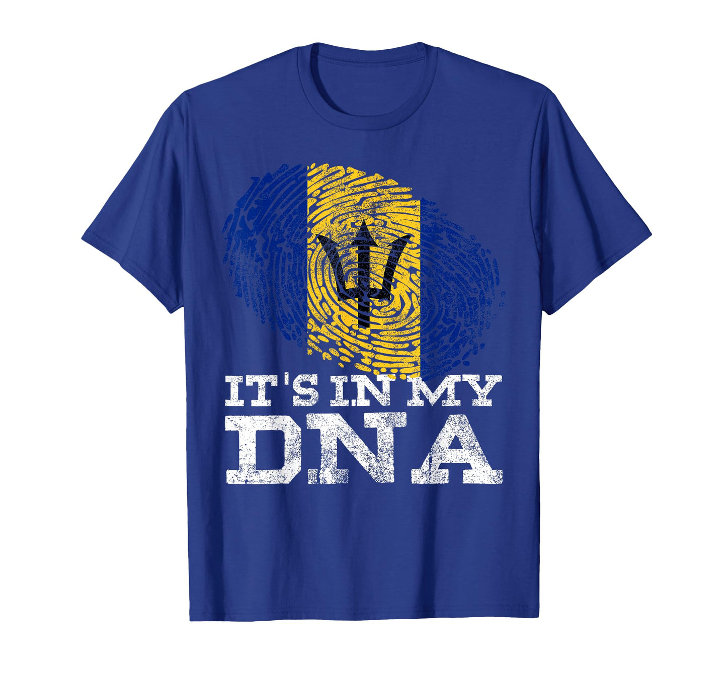 It's in My DNA Barbados Barbadian Graphic Bajan Flag T-Shirt