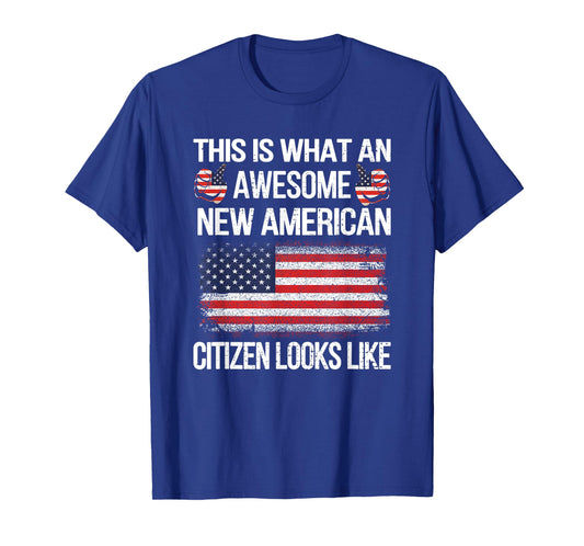 Awesome New American Flag US Citizenship USA US Citizen T-Shirt