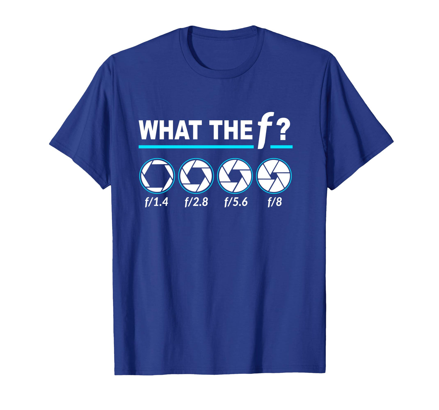 Photography Camera F-Stop Lens What The F T? Funny Long Sleeve T-Shirt