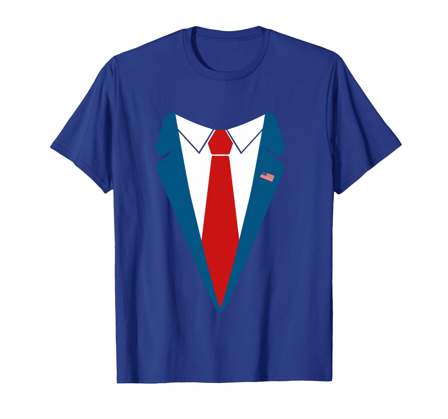 Trump Suit Halloween Costume Funny Cute Simple Fast gift Long Sleeve T-Shirt