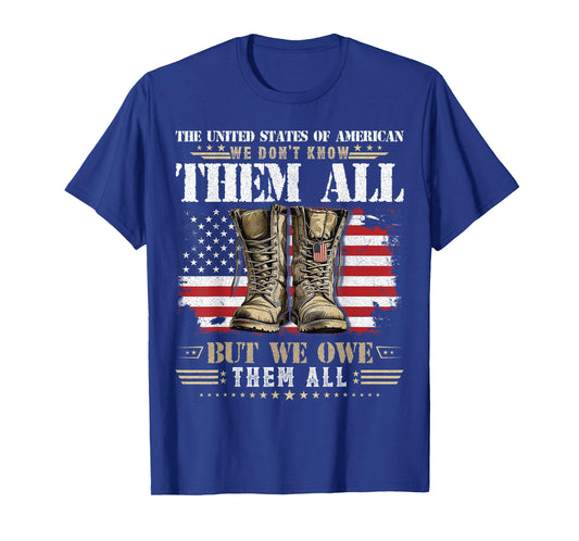 Patriotic Veterans Day Gifts Tee Military Men Women Proud T-Shirt