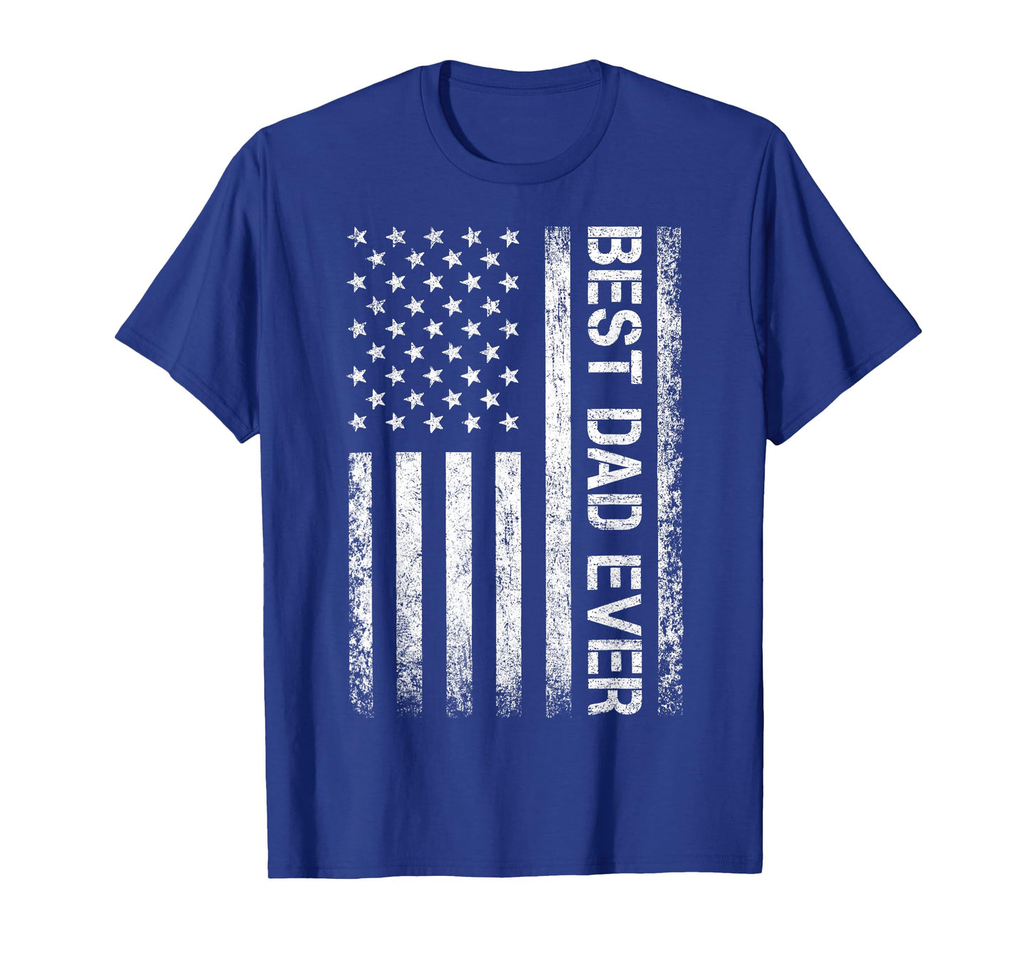 Best dad Ever US American Flag Gift for Father's Day T-Shirt
