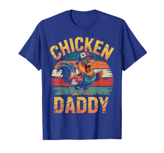 Chicken Daddy Funny Farmer For Men T-Shirt