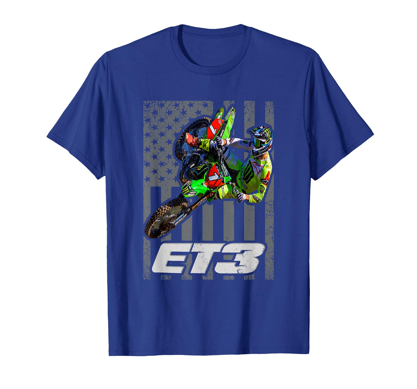 ET3 TOMAC USA Flag 450SX Motocross ET1 T-Shirt