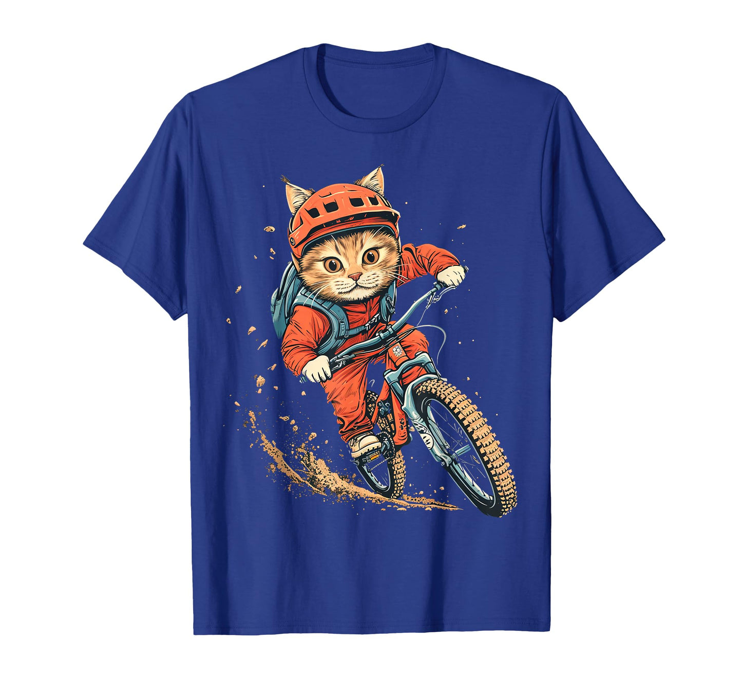 Mountain Biking Cat T-Shirt