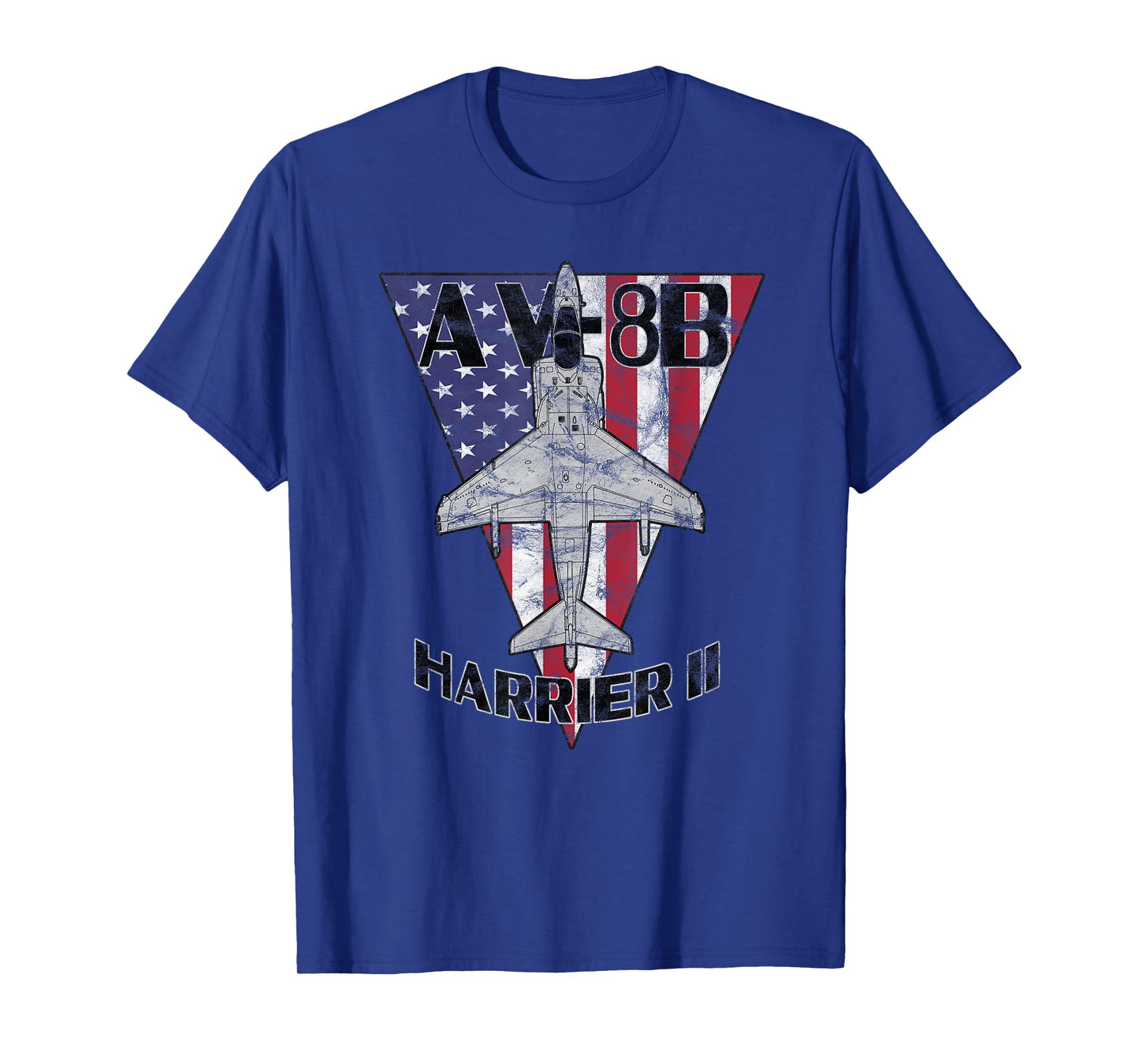 AV-8B Harrier II Jet Patriotic Airplane Vintage Design T-Shirt