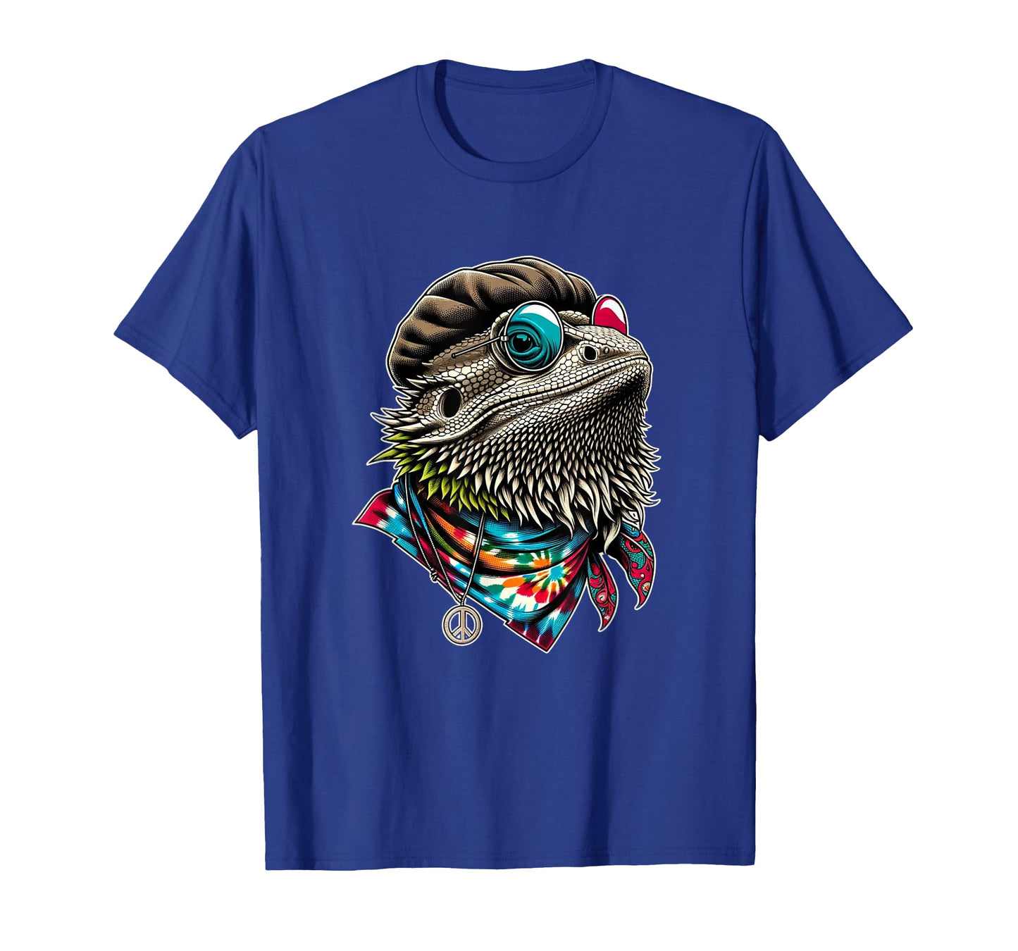Bearded Dragons Reptile Lizard Pet Hippie Style T-Shirt