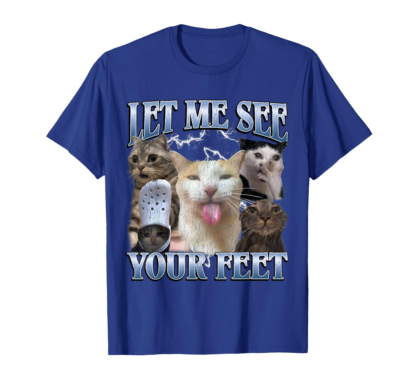 Let Me See Your Feet Funny Offensive Cat Meme Bootleg T-Shirt