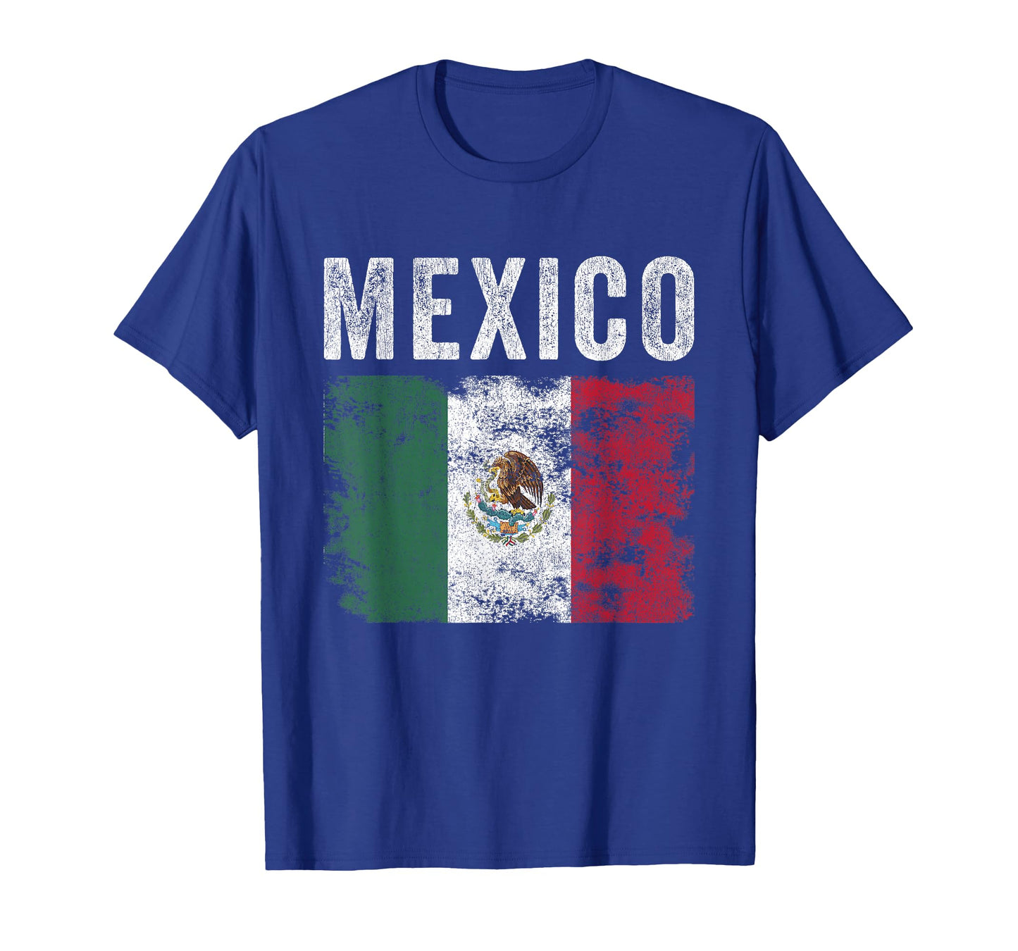 Mexico Flag Distressed - Men Women Kids - Mexican Flag T-Shirt