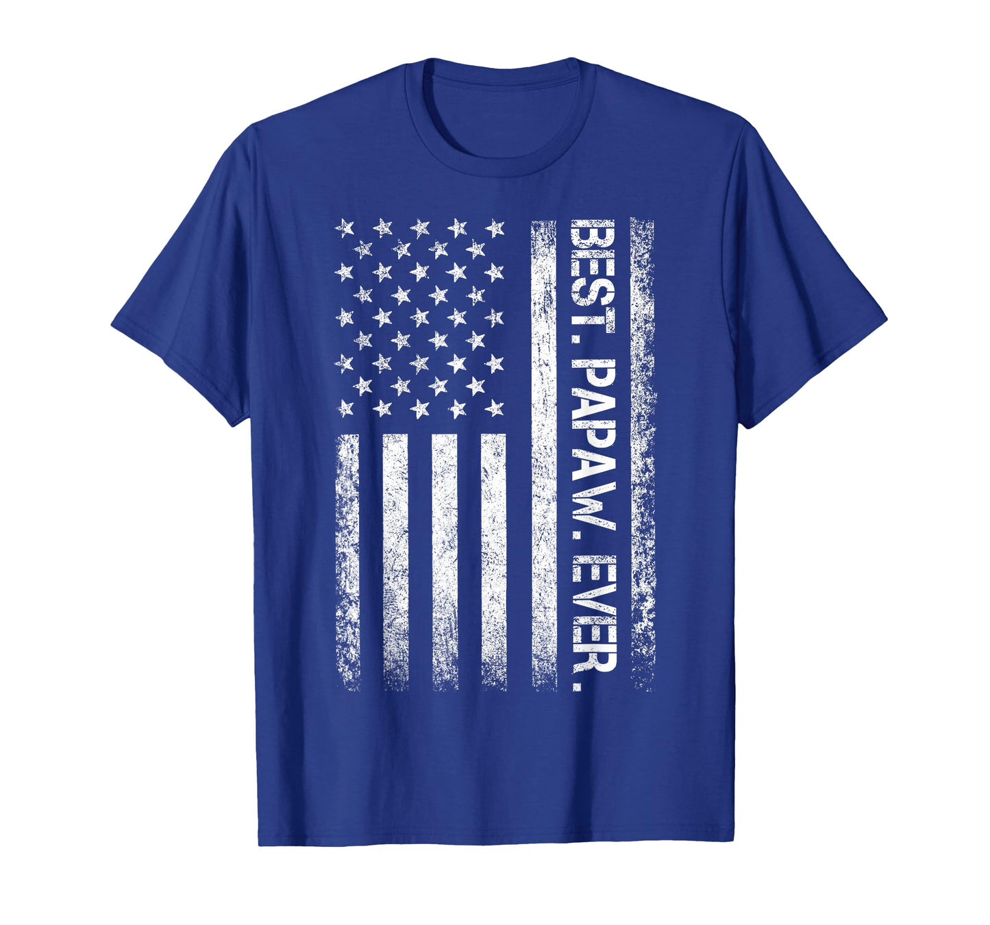Best Papaw Ever Vintage American Flag T Shirt T-Shirt