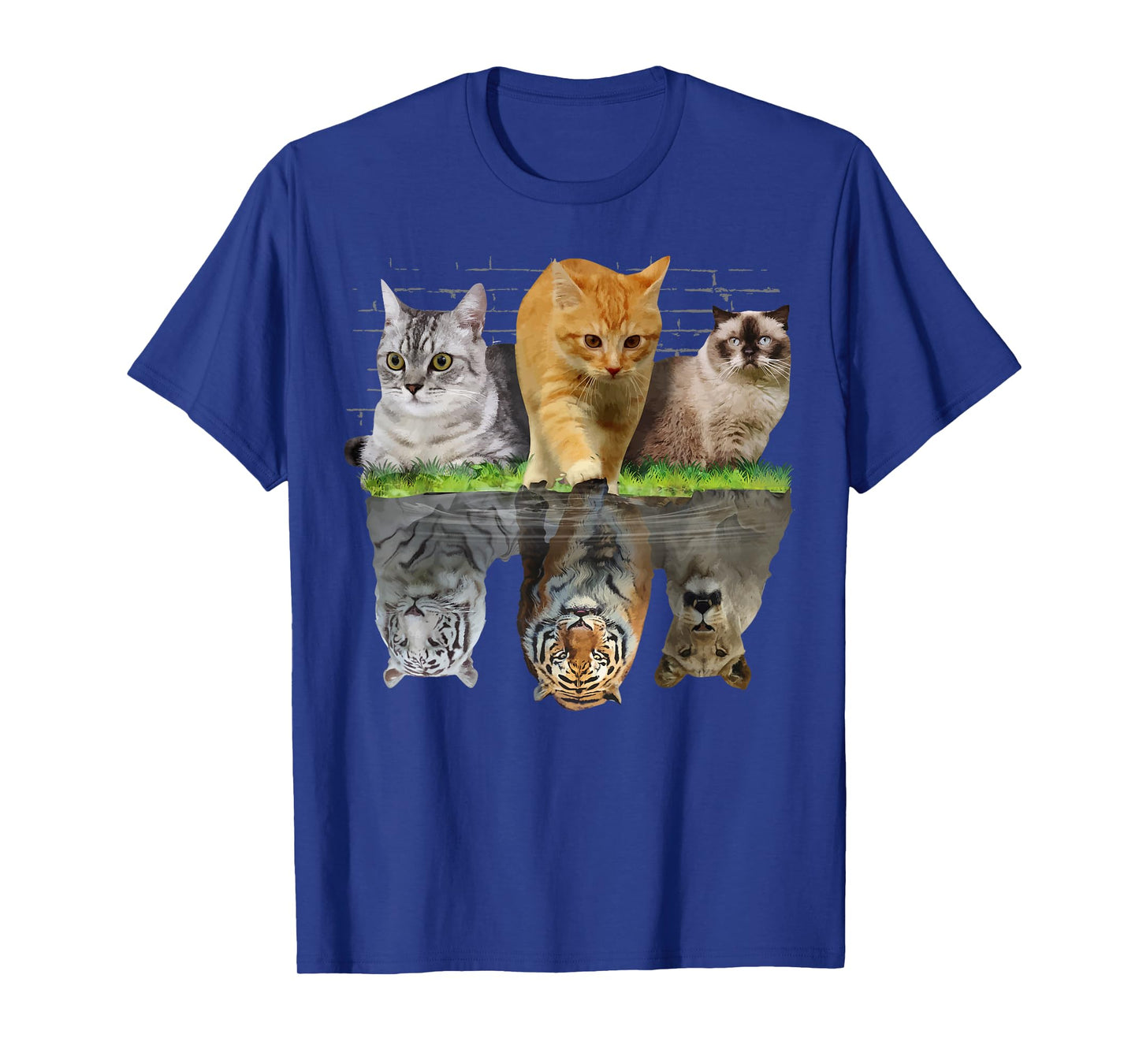 Fun Cat Reflection Gift Design Idea T-Shirt